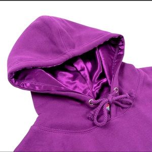 You Matter Purple Satin Hoodie